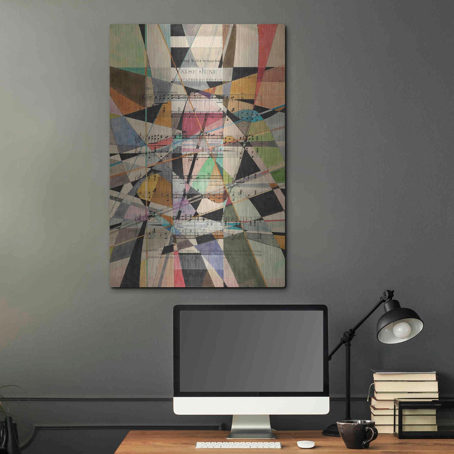 Luxe Metal Art 'Valse June' by Nikki Galapon, Metal Wall Art,24x36