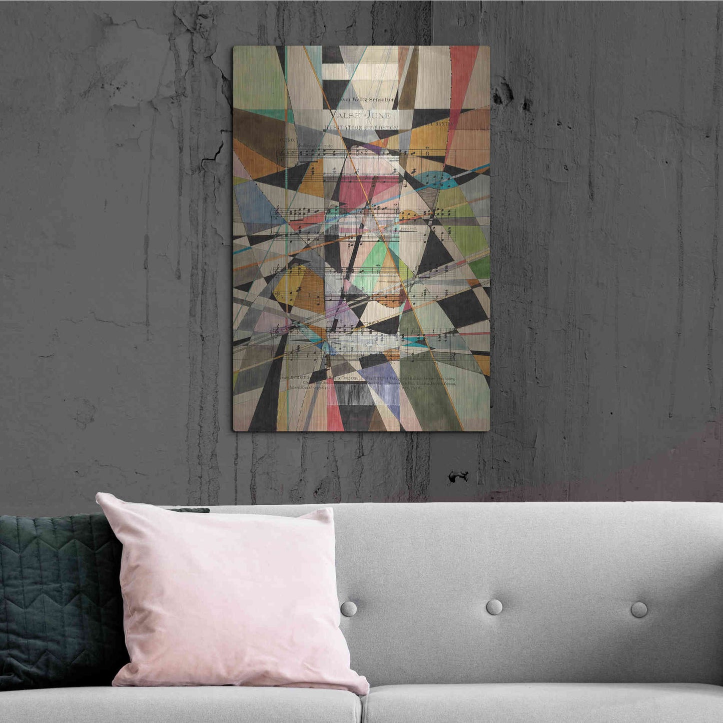 Luxe Metal Art 'Valse June' by Nikki Galapon, Metal Wall Art,24x36
