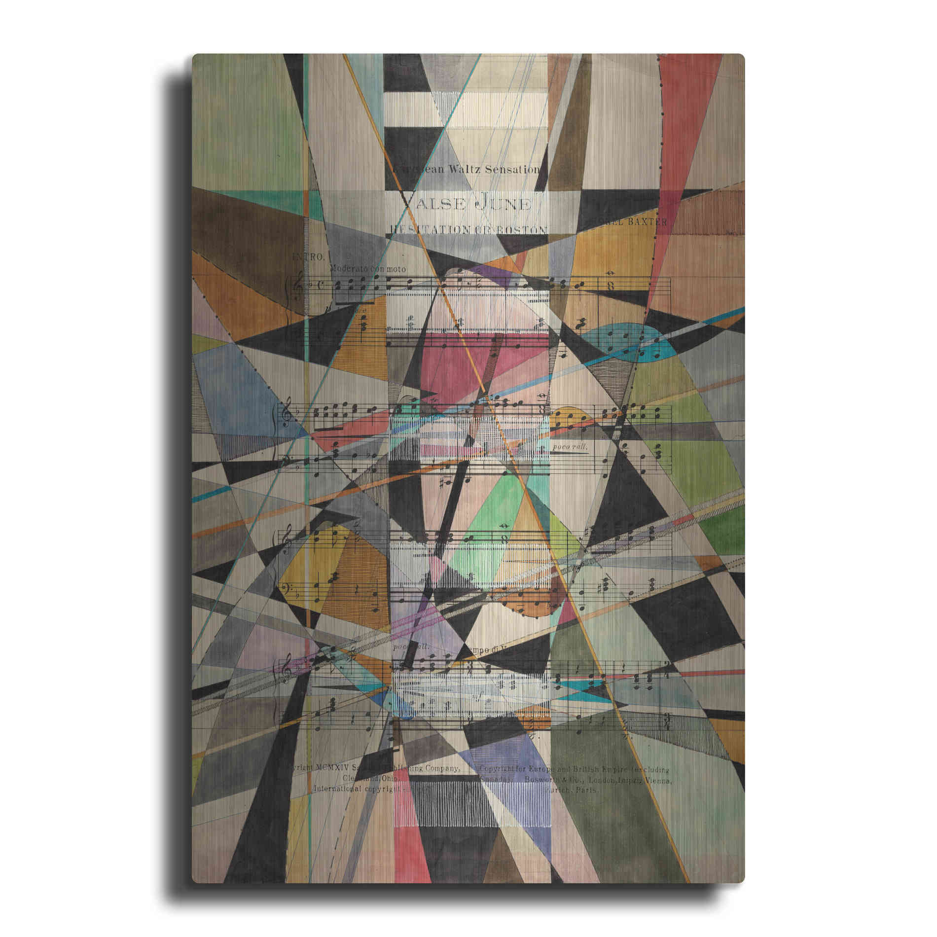 Luxe Metal Art 'Valse June' by Nikki Galapon, Metal Wall Art