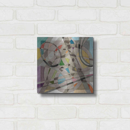 Luxe Metal Art 'Overpass' by Nikki Galapon, Metal Wall Art,12x12