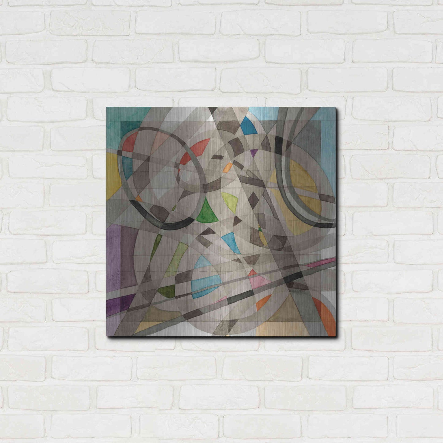 Luxe Metal Art 'Overpass' by Nikki Galapon, Metal Wall Art,24x24