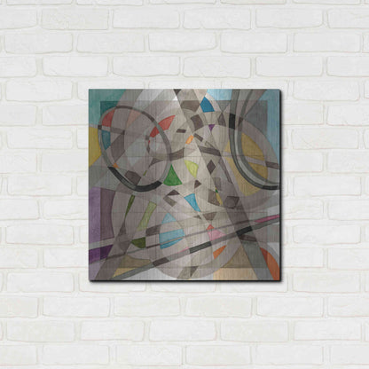 Luxe Metal Art 'Overpass' by Nikki Galapon, Metal Wall Art,24x24
