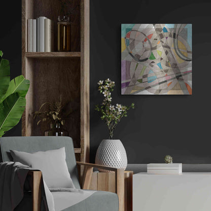 Luxe Metal Art 'Overpass' by Nikki Galapon, Metal Wall Art,24x24