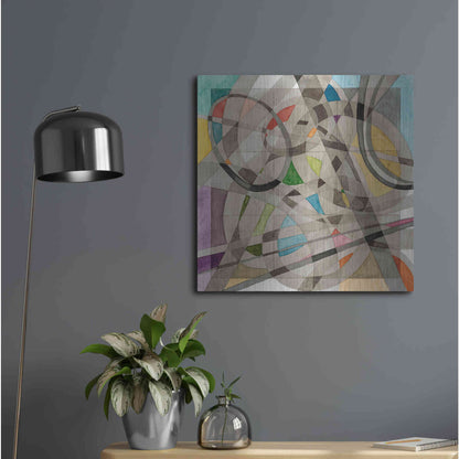 Luxe Metal Art 'Overpass' by Nikki Galapon, Metal Wall Art,24x24