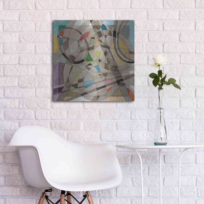 Luxe Metal Art 'Overpass' by Nikki Galapon, Metal Wall Art,24x24