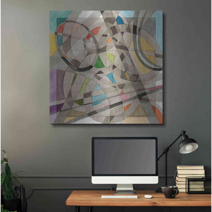 Luxe Metal Art 'Overpass' by Nikki Galapon, Metal Wall Art,36x36