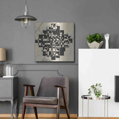 Luxe Metal Art 'Modern Map of Atlanta' by Nikki Galapon, Metal Wall Art,24x24