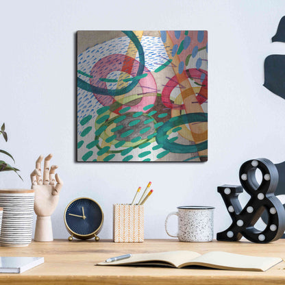 Luxe Metal Art 'Stratosphere I' by Nikki Galapon, Metal Wall Art,12x12