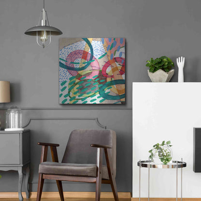 Luxe Metal Art 'Stratosphere I' by Nikki Galapon, Metal Wall Art,24x24
