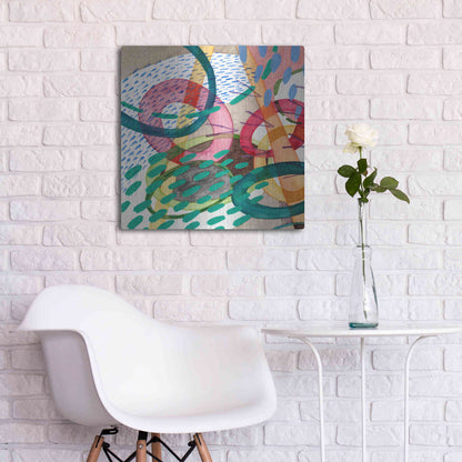 Luxe Metal Art 'Stratosphere I' by Nikki Galapon, Metal Wall Art,24x24