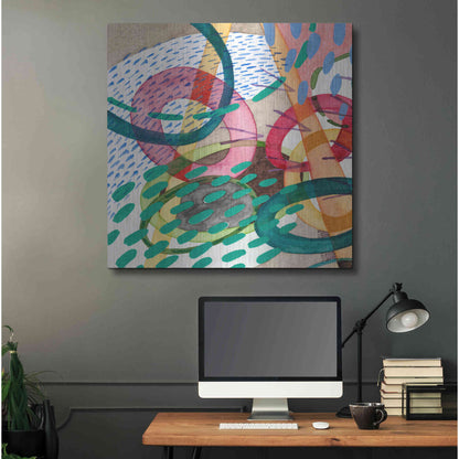 Luxe Metal Art 'Stratosphere I' by Nikki Galapon, Metal Wall Art,36x36