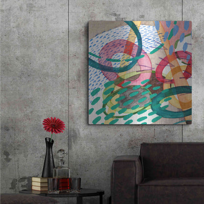 Luxe Metal Art 'Stratosphere I' by Nikki Galapon, Metal Wall Art,36x36