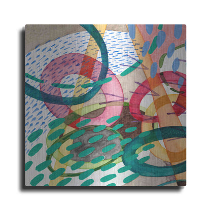 Luxe Metal Art 'Stratosphere I' by Nikki Galapon, Metal Wall Art