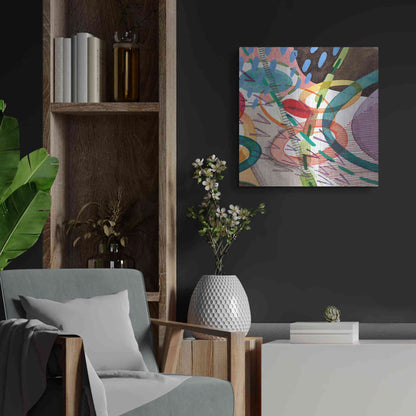 Luxe Metal Art 'Stratosphere II' by Nikki Galapon, Metal Wall Art,24x24