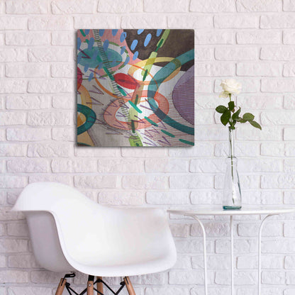 Luxe Metal Art 'Stratosphere II' by Nikki Galapon, Metal Wall Art,24x24