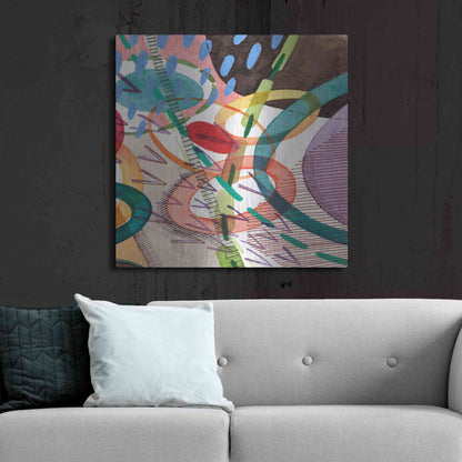 Luxe Metal Art 'Stratosphere II' by Nikki Galapon, Metal Wall Art,36x36