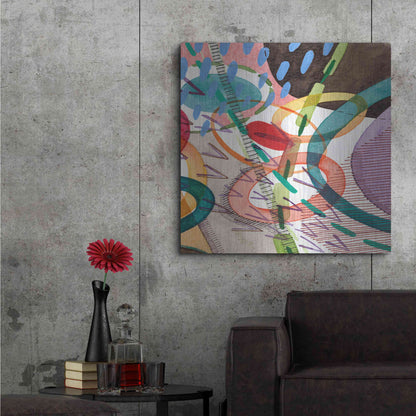 Luxe Metal Art 'Stratosphere II' by Nikki Galapon, Metal Wall Art,36x36