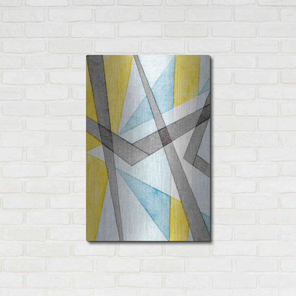 Luxe Metal Art 'Converging Angles I' by Nikki Galapon, Metal Wall Art,24x36