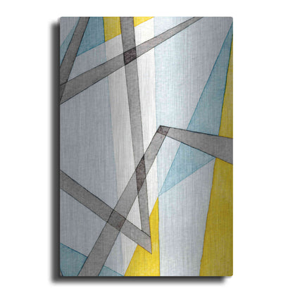 Luxe Metal Art 'Converging Angles II' by Nikki Galapon, Metal Wall Art