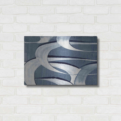 Luxe Metal Art 'Wave Frequency II' by Nikki Galapon, Metal Wall Art,24x16