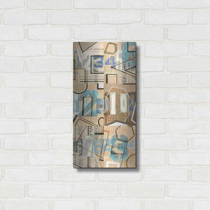 Luxe Metal Art 'Numbers I' by Nikki Galapon, Metal Wall Art,12x24