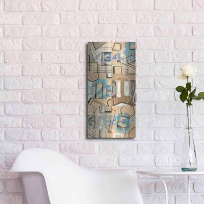 Luxe Metal Art 'Numbers I' by Nikki Galapon, Metal Wall Art,12x24