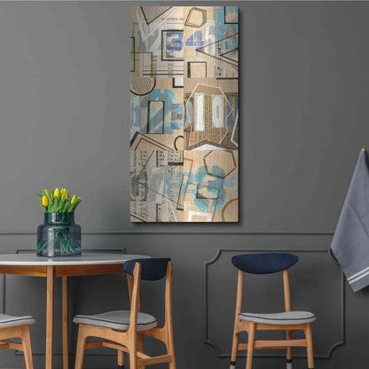 Luxe Metal Art 'Numbers I' by Nikki Galapon, Metal Wall Art,24x48