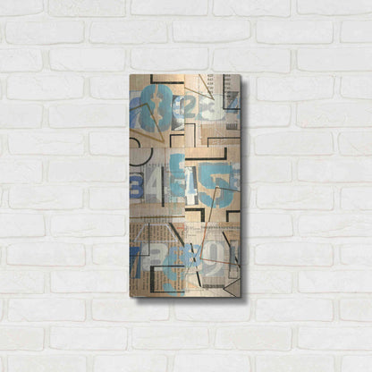 Luxe Metal Art 'Numbers II' by Nikki Galapon, Metal Wall Art,12x24