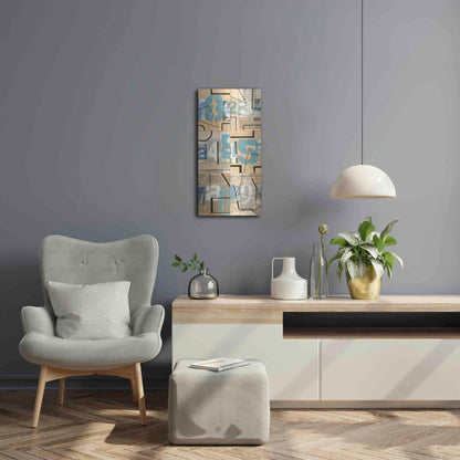 Luxe Metal Art 'Numbers II' by Nikki Galapon, Metal Wall Art,12x24