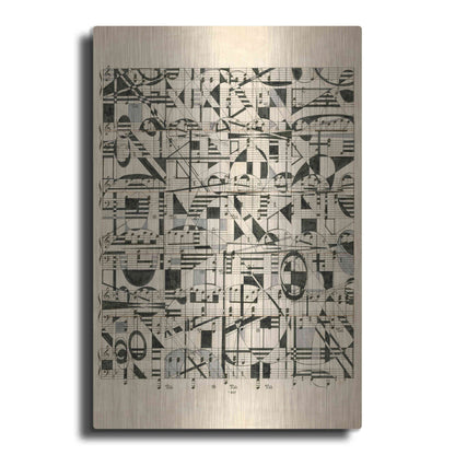 Luxe Metal Art 'Graphic Notes' by Nikki Galapon, Metal Wall Art