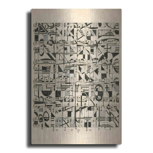 Luxe Metal Art 'Graphic Notes' by Nikki Galapon, Metal Wall Art