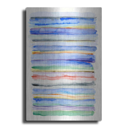 Luxe Metal Art 'Watercolor Gradation' by Nikki Galapon, Metal Wall Art