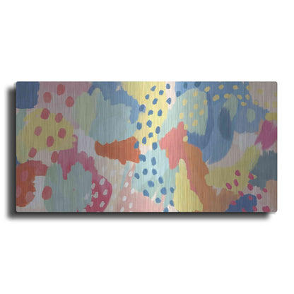 Luxe Metal Art 'Bright Life I' by Mary Urban, Metal Wall Art