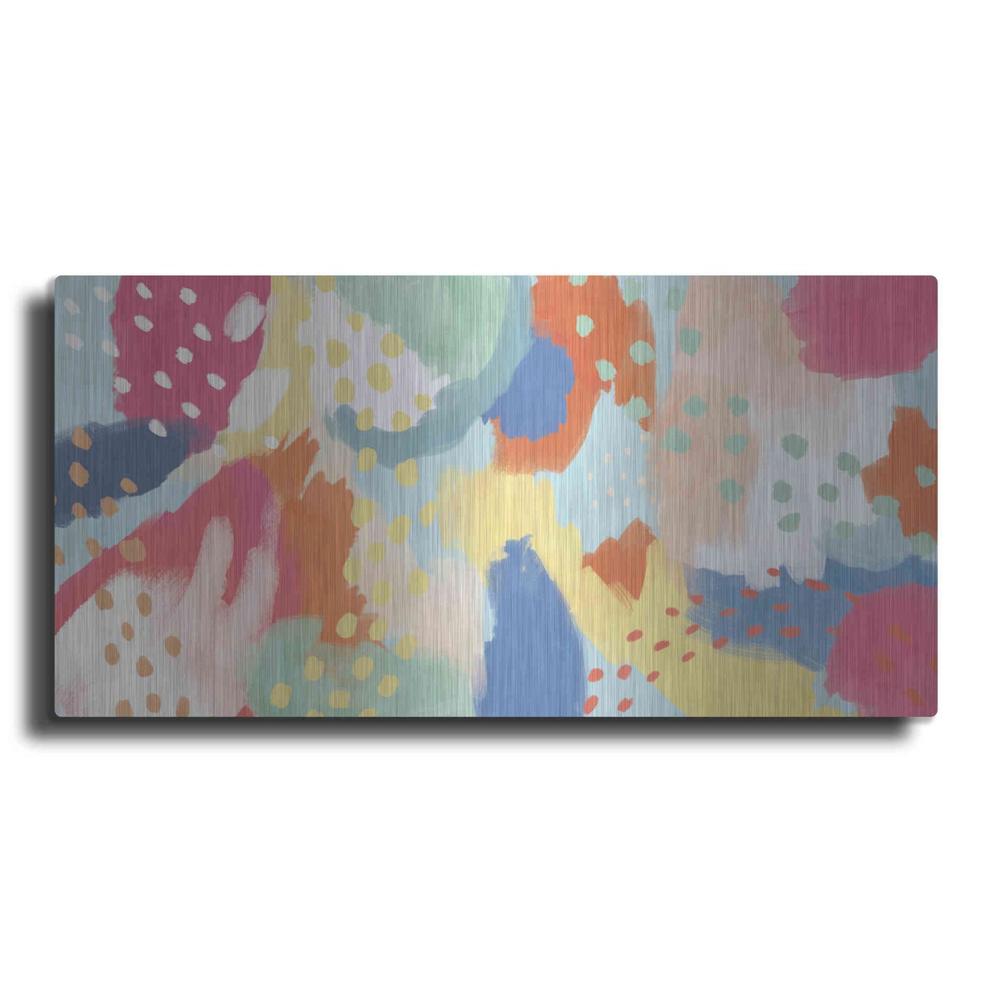 Luxe Metal Art 'Bright Life III' by Mary Urban, Metal Wall Art