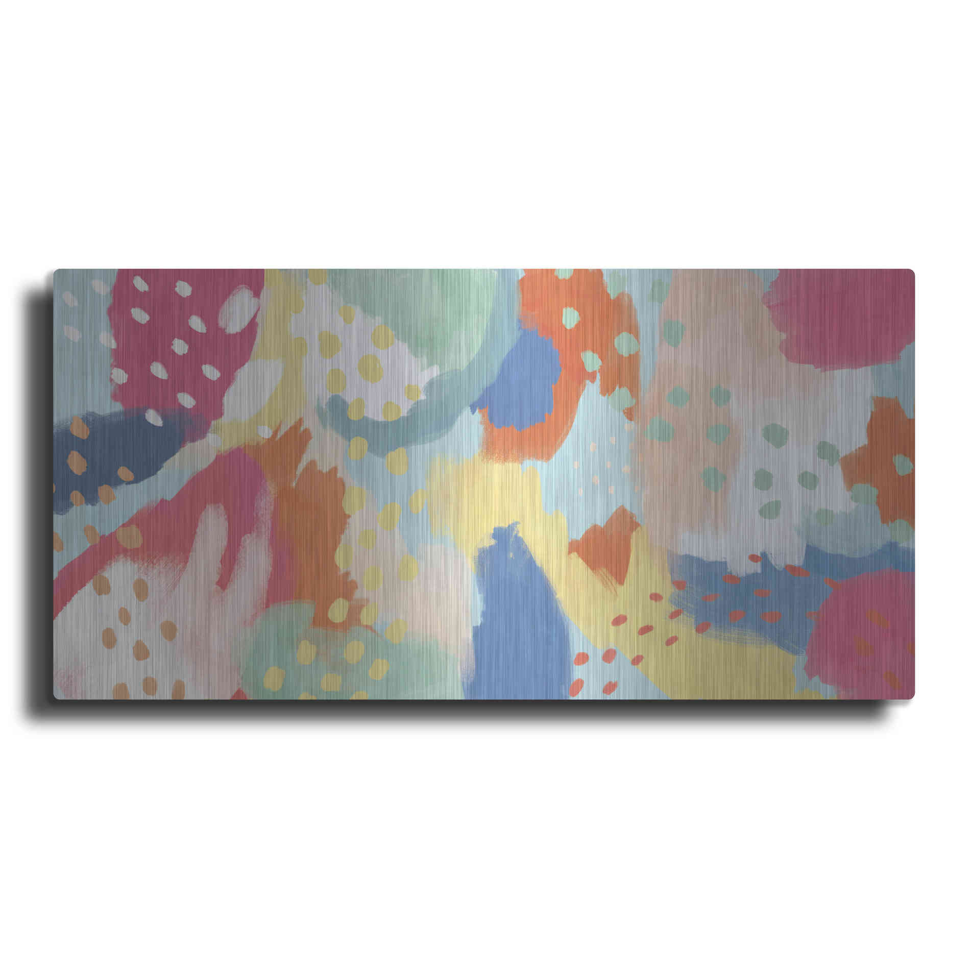 Luxe Metal Art 'Bright Life III' by Mary Urban, Metal Wall Art