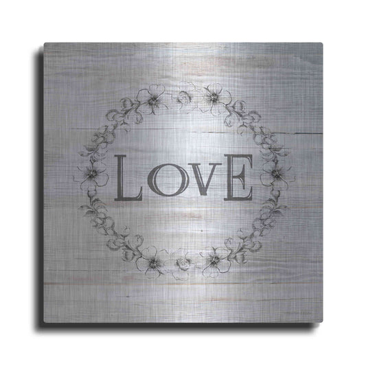 Luxe Metal Art 'Love' by Bluebird Barn, Metal Wall Art