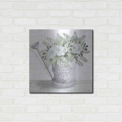 Luxe Metal Art 'Gather Watering Can' by Cindy Jacobs, Metal Wall Art,24x24