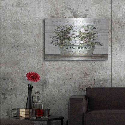 Luxe Metal Art 'Nothing Shall Be Impossible' by Cindy Jacobs, Metal Wall Art,36x24
