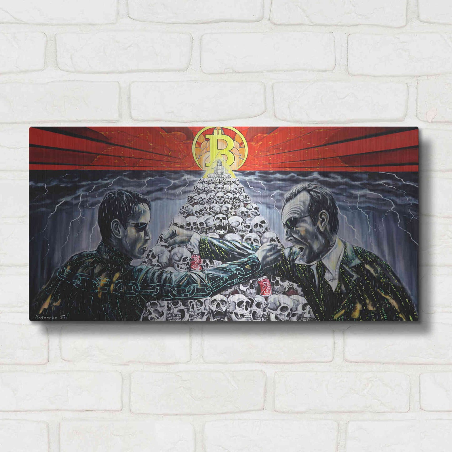Luxe Metal Art 'When The King Speaks' by Jan Kasparec, Metal Wall Art,24x12