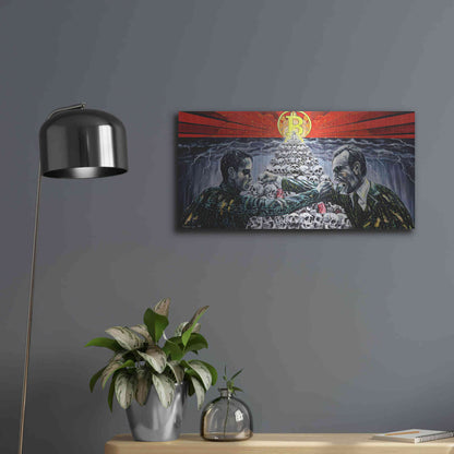 Luxe Metal Art 'When The King Speaks' by Jan Kasparec, Metal Wall Art,24x12