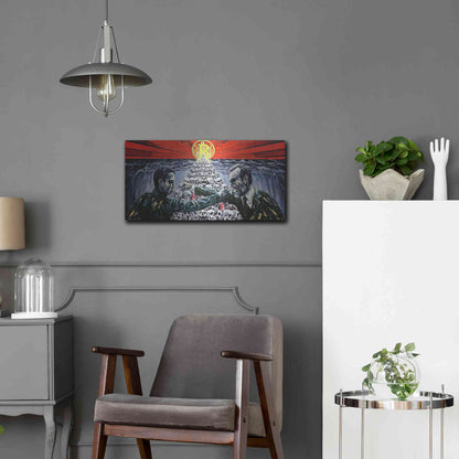 Luxe Metal Art 'When The King Speaks' by Jan Kasparec, Metal Wall Art,24x12