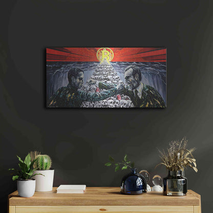 Luxe Metal Art 'When The King Speaks' by Jan Kasparec, Metal Wall Art,24x12