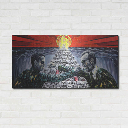 Luxe Metal Art 'When The King Speaks' by Jan Kasparec, Metal Wall Art,48x24