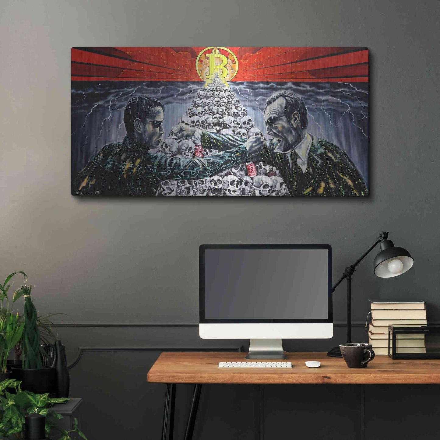 Luxe Metal Art 'When The King Speaks' by Jan Kasparec, Metal Wall Art,48x24