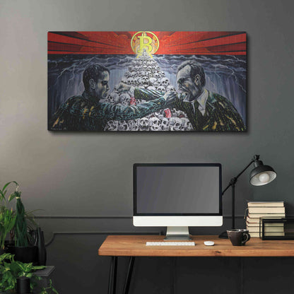 Luxe Metal Art 'When The King Speaks' by Jan Kasparec, Metal Wall Art,48x24