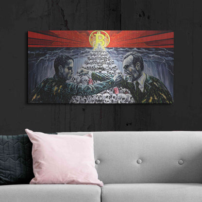 Luxe Metal Art 'When The King Speaks' by Jan Kasparec, Metal Wall Art,48x24
