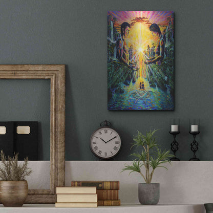 Luxe Metal Art 'Veneration 'by Jan Kasparec, Metal Wall Art,12x16