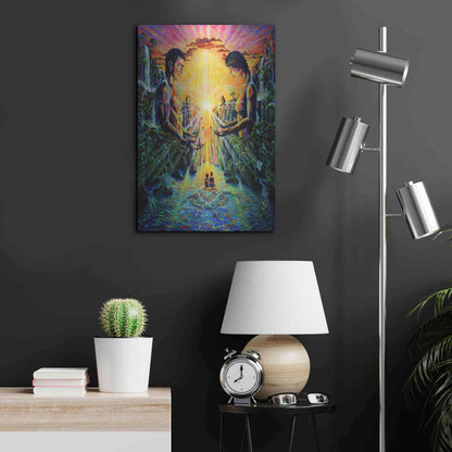 Luxe Metal Art 'Veneration 'by Jan Kasparec, Metal Wall Art,16x24