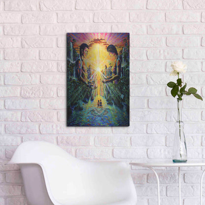 Luxe Metal Art 'Veneration 'by Jan Kasparec, Metal Wall Art,16x24
