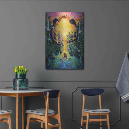 Luxe Metal Art 'Veneration 'by Jan Kasparec, Metal Wall Art,24x36